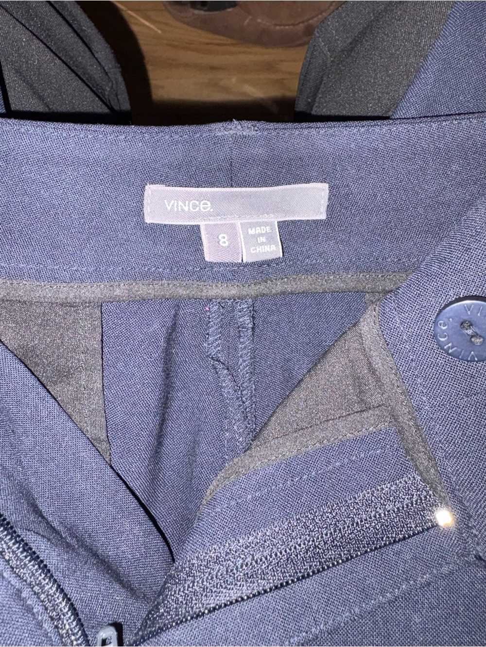 Vince Men's Dark Blue Lightweight Shirt Jacket
